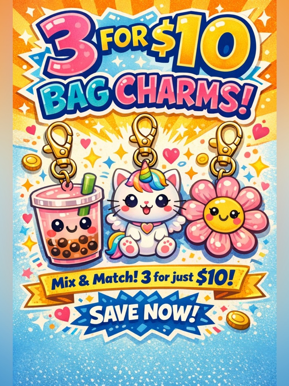 BAG CHARMS GALORE!!!
